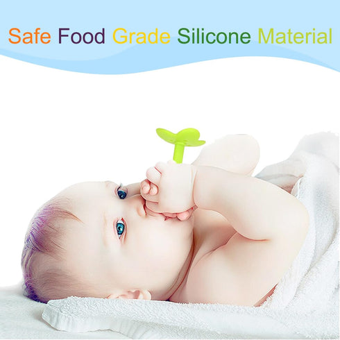 Baby Teething Toys 6 PCS BPA Free Silicone Baby Teethers, Freezer Safe Organic Infant Teething Toys Soft & Textured for Natural Brain Development...