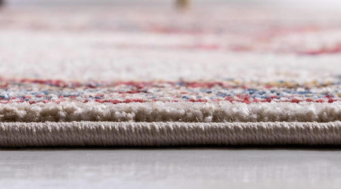 Unique Loom Utopia Collection Traditional Classic Vintage Inspired Area Rug with Warm Hues, 2' x 6' 1" Runner, Cream/Blue...