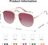 SOJOS Polarized Aviator Sunglasses Womens Men Trendy Designer Shades SJ1218...