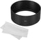 PATIKIL 82mm Lens Hood, Long Focus Frosted Surface Anti-reflective Inside Hood with Cleaning Cloth for Camera Lens, Black for Nikon, for Fujifilm,...