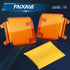 2PCS 3 Inch Pod Light Covers Amber LED Pods Cover Amber LED Light Bar 3x3 Square Work Lights Cube Covers Ditch Pods PC Lens Cover...
