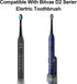 Toothbrush Replacement Heads Compatible with Bitvae D2 Electric Toothbrush,Sonic Electric Toothbrush Heads for Bitvae D2 Electric Toothbrush,10 Pa...