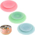 Silicone Tableware Sucker 3pcs Double Sided Suction Cups Plates Silicone Utensil Rest Plate Suction Pad Suction Cup Plates Tableware Sucker Plate ...