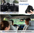 Anti Slip Black Nylon Hook Loop Closure Cover Gear Shift Knob Case for Auto Car...