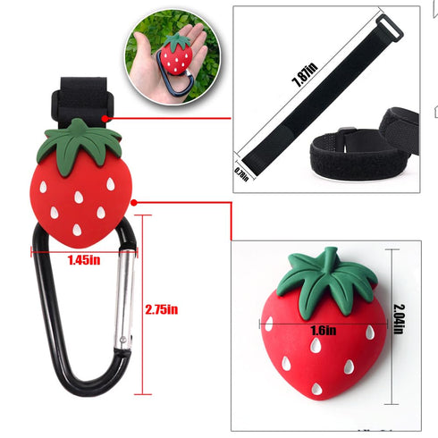 Baby Stroller Hooks for Hanging Bags and Shopping,Convenient Stroller Accessories Clips Hooks for Mommy Bags...