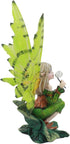Ebros Mythical Goddess Green Earth Pixie Dust Fairy Blowing Crystal Bubble Statue 6" Tall Whimsical Tribal Gaia Faerie Fantasy Sculpture...