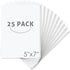 Mat Board Center, Pack of 25 Foam Core Backing Boards 1/8" (5x7, White)...