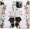 Case for iPhone 11 Pro, White Black Cute Cats Flip Leather Case Wallet Cover with Credit Card Slot ID Card Holder Kickstand for iPhone 11 Pro...