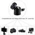 Universal 1/4" Swivel Mini Ball Head Screw Tripod Mount with Hot Shoe?2 Pack?, Eszkozta 360 Degree Rotating Mount Base Adapter for DSLR Cameras HT...
