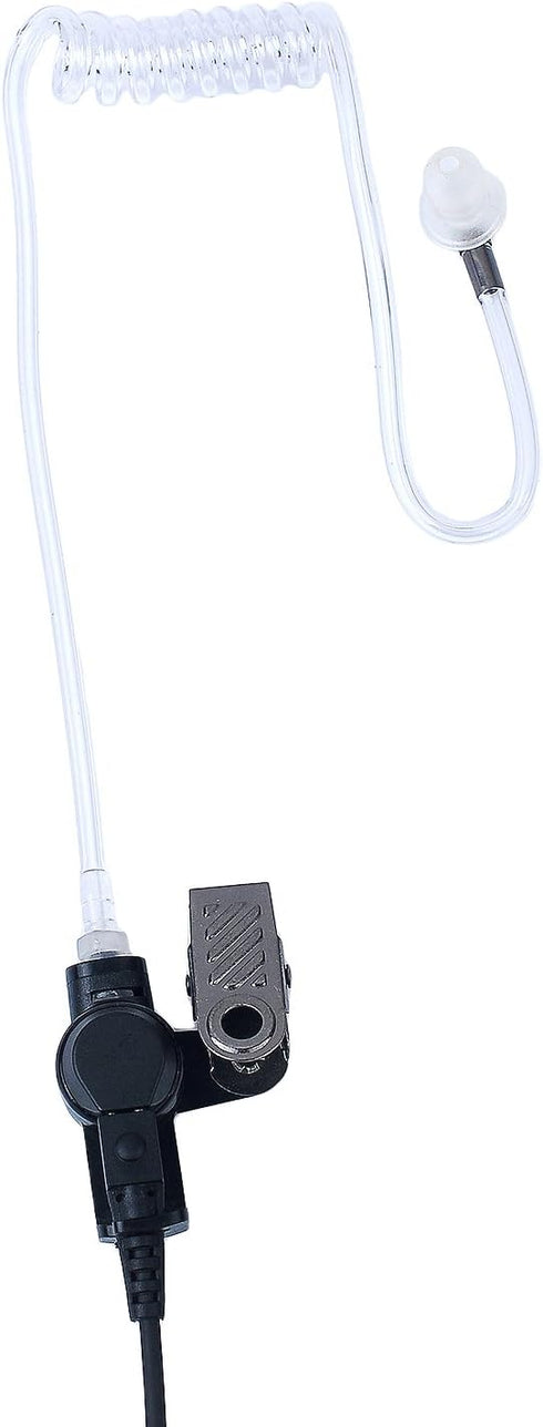 Walkie Talkie 2 Pin Earpiece/Headset with Transparent Acoustic Tube Compatible with Kenwood Retevis RT22 Baofeng GT-5R UV-5R BF-888S BF-F8HP BF-F9...