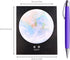 GTHER Planet Sticky Note, Moon Earth Sticky Notes Cute Fun Cool Circle Self-Adhesive Note Self-Stick Memo Pad Notes for College Classroom Office N...