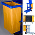 Replacement Janitorial Cart Bag-16 x 11 x 27inches, High Capacity Waterproof Thickened Housekeeping Commercial Janitorial Cleaning Cart Bag with 6...