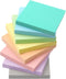 8 Pads Sticky Notes 3x3 Self-Stick Notes 8 Pastel Multi Colors with Gray Sticky Notes, 90 Sheet/Pad...