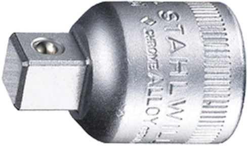 Stahlwille 13030002 513 Reducing Adaptor - 1/2" Socket x 3/8" Plug, 202 N-m Torque, High Performance Steel, Made in Germany...