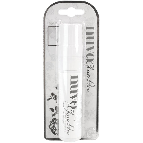 Nuvo Glue Pen for Crafting and Card Making, Large Flat Tip, Adhesive Tool...