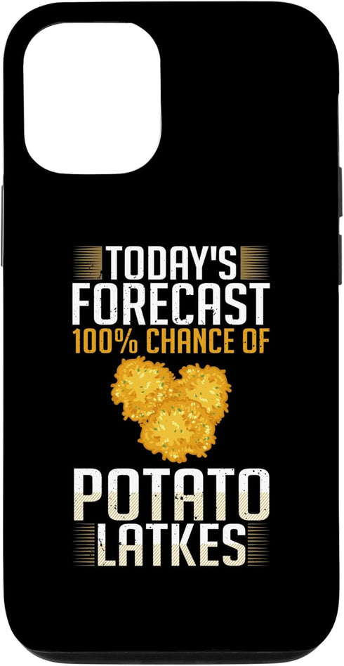 iPhone 13 Potato Latkes Jewish Food Pancake Recipe Case...