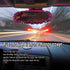 Bling Car Rearview Mirror, Elastic Plush Auto Rear View Mirror Protector, Car Rear View Mirror Elastic Band Car Rearview Mirror Cover for Women Fi...