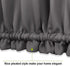 PONY DANCE Gray Door Curtain - Thermal Insulated Rod Pocket Blackout Privacy French Door Panel with Tieback, 54 inch Wide by 72 inch Long, Grey, 1...