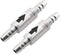 2 PCS Stainless Steel One Way Check Valve,Air CO2 Line Tubing Regulator for Anti-Backflow Non-Return in Aquarium System...