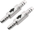 2 PCS Stainless Steel One Way Check Valve,Air CO2 Line Tubing Regulator for Anti-Backflow Non-Return in Aquarium System...
