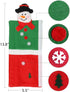 TONAK Refrigerator Handle Covers Christmas Decorations for Kitchen Appliance Oven Door Handle Xmas Decor Ornaments Snowman Set of 4