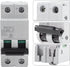2-Pole Circuit Breaker, 250V DC 2P DIN Rail Mount Miniature Circuit Breaker, 16A/32A/63A 1pc for Solar Panels Grid System Wind, Solar System & Oth...