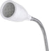Simple Designs LD2005-WHT Flexible Gooseneck LED Clip Light Desk Lamp, White...