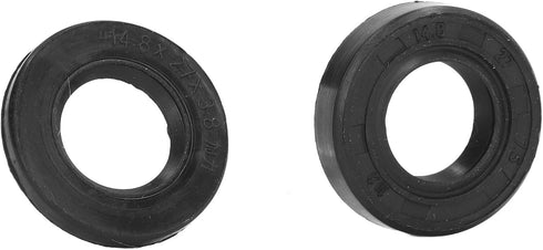 Engine Oil Seal, 2 Pcs Rubber Oil Seal Motorized Bike Parts for 49cc 50cc 66cc 80cc 2 Stroke Engine...