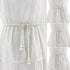 Elegant Pearl Women's Belt Simple Adjustable Thin Chain Belt For Ladies Dress Skinny Waistband Decorative Jewelry...