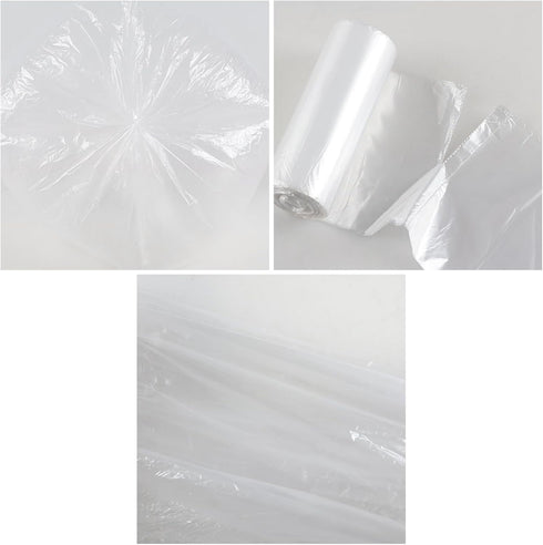 1.2 Gallon Small Clear Trash Bag, Bathroom Trash Can Liners, 75 Counts...