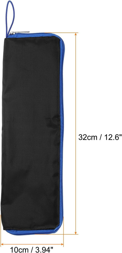 Wet Umbrellas Bag 12 3/5"x4" Superfine Fiber Reversible Umbrellas Sleeve Cover Portable Waterproof Case for Storage Carry Travel Home Outdoor, Blu...