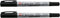 Sakura Identi Pen Two-Pointed Black Marking Pen...