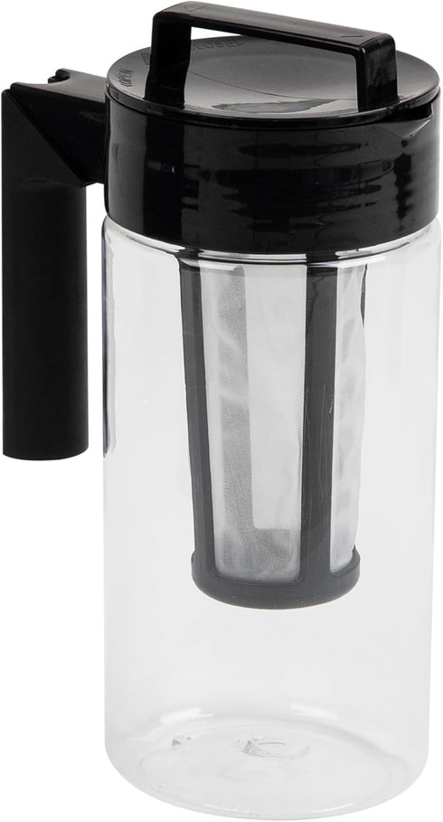 Cold Brew Coffee Maker, Heat-Resistant Handle, 1.3 Liter, Plastic, Clear...