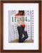 RPJC 11x14 Picture Frames Made of Solid Wood and High Definition Glass Display Pictures 8x10 with Mat or 11x14 Without Mat for Wall Mounting Photo...