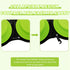 Collapsible Silicone Cat and Dog Travel Bowls,2 in 1 Foldable Pet Feeding and Watering Dish for Walking Camping Hiking with Carabiner (Green)...