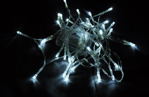Karlling Battery Operated White 40 LED Fairy Light String Wedding Party Xmas Christmas Decorations(White)...