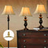 Lamp Shade Harp Holder for Table and Floor Lamps,2 Set Heavy Duty Detachable Lamp Shades Bracket with 3/8 Standard Saddle and Lamp finials (Polish...