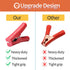10AWG 3.3FT SAE Connectors, Battery Alligator Crocodile to SAE, SAE Quick Release Adapter to Alligator Clips Quick Disconnect Cable,with 5 Fuse,fo...