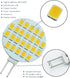 GRV G4 Bi Pin Base Halogen Replacement Bulb 24-2835SMD LED Bulb Lamp Super Bright RV Camper Under Cabinet Dome Light DC12V Dimmable Warm White Sof...