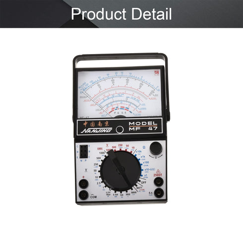 Fielect Digital Multimeter Voltmeter Multi Tester with DC AC Voltmeter Ohm Volt Amp Diode Voltage Tester Electrical Tester with Test Probes,MF47...