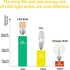 E26 Refrigerator Light Bulb 7W 60W Equivalent Fridge Light Bulb Replacement 800 Lumen 3000K Warm White Freezer Light Bulb Energy Saving LED Light ...