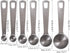 Newk 6 PCS Measuring Spoons, Stainless Steel Metal Kitchen Measuring Tools Set for Dry and Liquid Ingredients-1/8 tsp, 1/4 tsp, 1/2 tsp, 1 tsp, 1/...