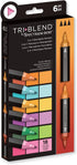 Crafter's Companion Spectrum Noir Triblend Alcohol 3 Marker Pens-Exotic Blends-Pack of 6...
