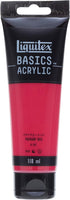 LIQUITEX Acrylic Paint Basics B-202, Primary Red, 4.0 fl oz (118 ml)...