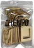 CHENRUI 60 Pieces DIY Unfinished Wood Earrings Blanks Wood Earring Parts for Macrame...