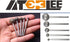 Atoplee Diamond Grinding Bit 36# Diamond Mounted Point Coated Course Burrs Set Fits Rotary Tools,Diamond Tools Set for Jewelry,Glass,Stone,Ceramic...
