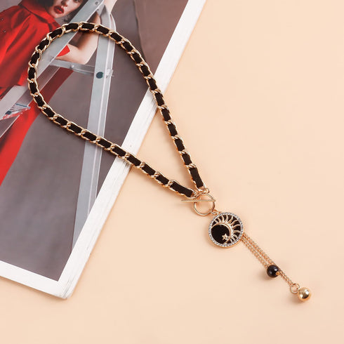 Black Wrap Velvet Choker With Black Heart Tree Sun Cross Star Butterfly Pedant for Women Girls,Jewelry Gift for Girlfriend Family And Friend...