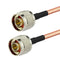 Eightwood N Male to N Male Jumper Low Loss RG400 Cable 12 inch for 4G LTE Antenna, WiFi Yagi Antenna, Router, Ham Radio...
