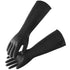Black Rubber Gloves Extra Large, 22" Long Chemical Resistant Gloves, Waterproof Reusable Dishwashing Household Cleaning Safety Work Heavy Duty Ind...