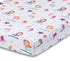 Baby Girl Fitted Crib Sheet Mermaid Adventures, 100% Soft Breathable Microfiber Baby Sheet, Fits Standard Size Crib Mattress 28in x 52in, Nursery ...
